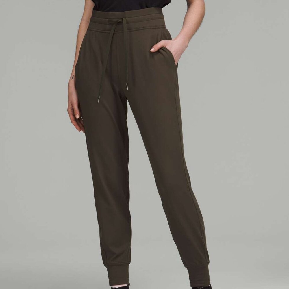 Lululemon Ready to Rulu High Rise Jogger, Dark Olive, W5DP2S, Size 0